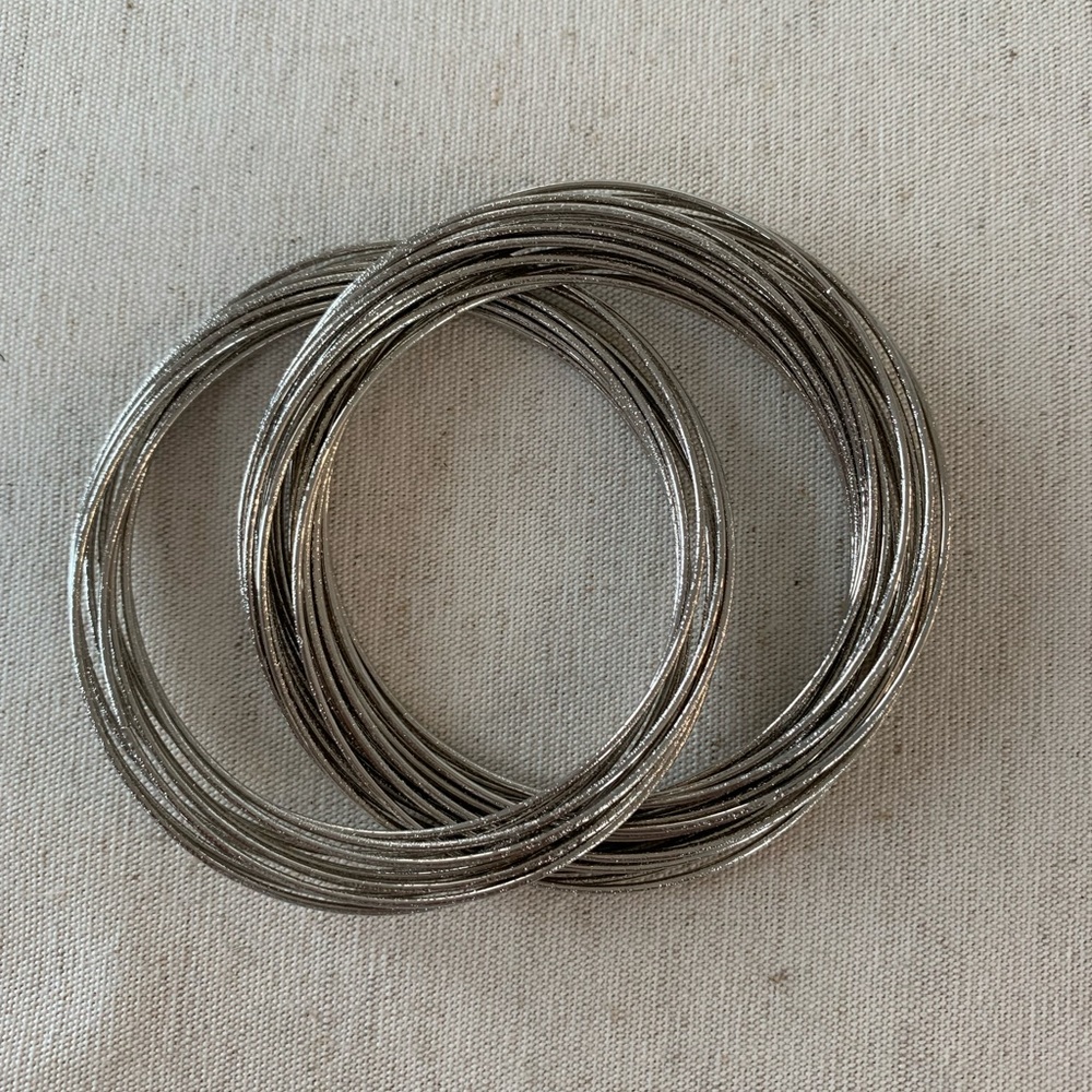Bearfruit Silver Bangles